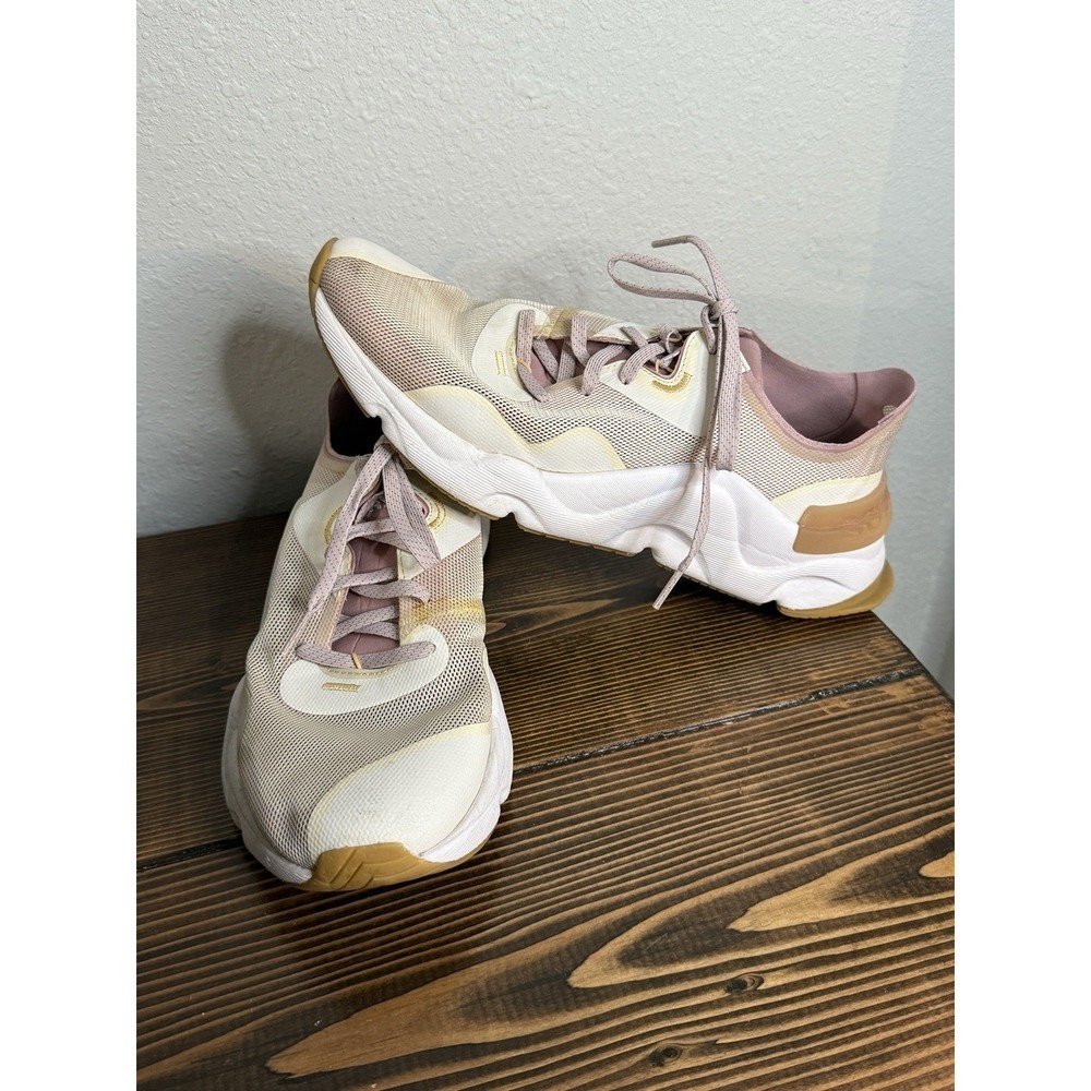 Sorel Women's Kinetic Renegade Float Sneakers Chalk Eraser Pink Size 10